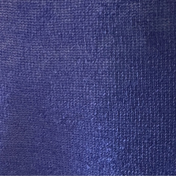 EILEEN FISHER 100% Organic Linen Tee Top Purple Blue Lightweight Summer Size PP - Picture 6 of 16